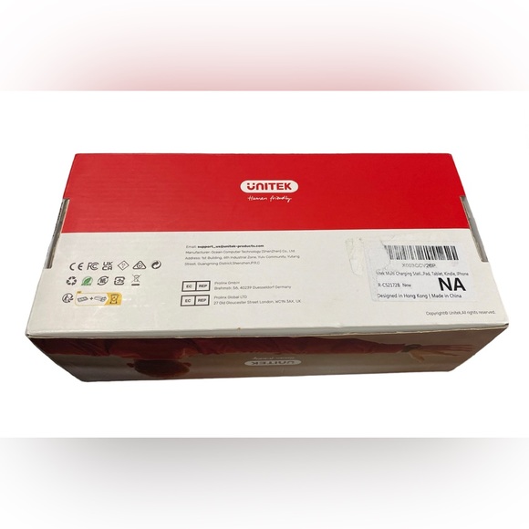 Unitek Multi Charging Station / Dock - 60W, 10-Port USB Charger - White - NEW - Picture 6 of 10